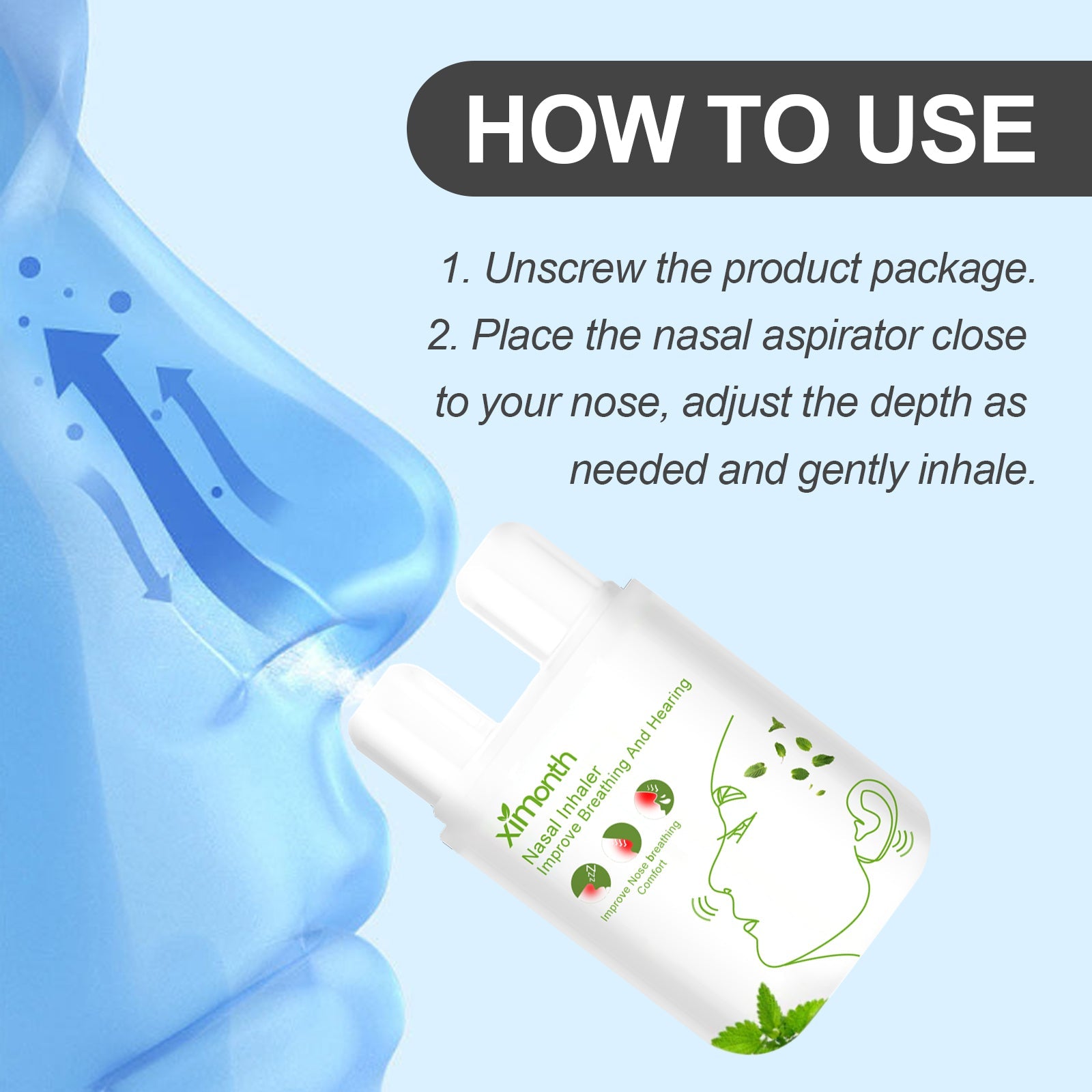 Relieves Nasal Congestion And Itchiness, Relieves Nasal Discomfort, Relieves Nasal Body Care