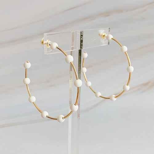 Games On Cloud Nine Hoop Earrings