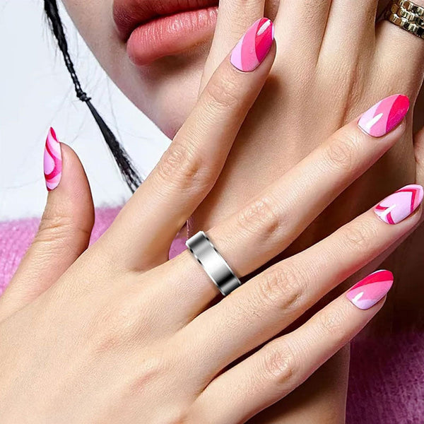 2025 New! Xiaomi Smart Ring for Men & Women. Tracks Heart Rate, Blood Oxygen, Sleep. 5ATM Waterproof Fitness Tracker