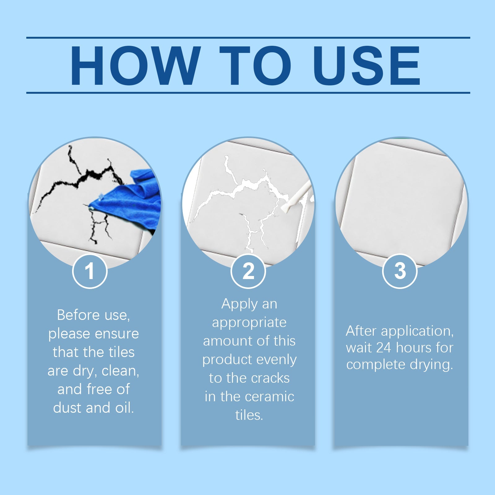 Tile Repair Paint Ceramic Repair Paint For Household Tile Marble Bathtub Wash Basin Toilet