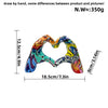 Internet celebrity graffiti, love gesture ornaments, home living rooms, offices, desktop exhibition halls, resin handicrafts, decorative products - Graffiti - Small