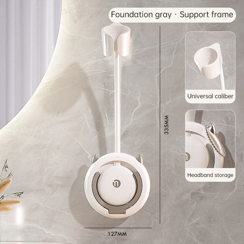 Lazy hair dryer bracket free hand free hands free bathroom wall hanging free drilling hair dryer rack