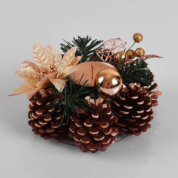 Birthday pine, fruit pine, needle branches, candle holders, flower garlands, home window decorations, handmade candle holders