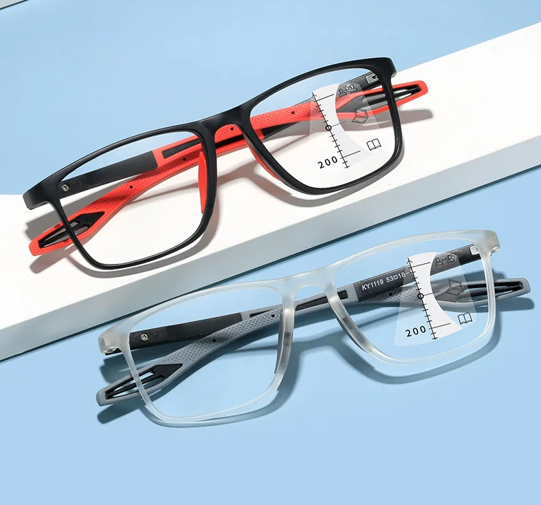 Classical Multifocal Progressive Reading Glasses Vintage Women Men Sports Presbyopia Eyewear Finished Optical Eyeglasses Diopter