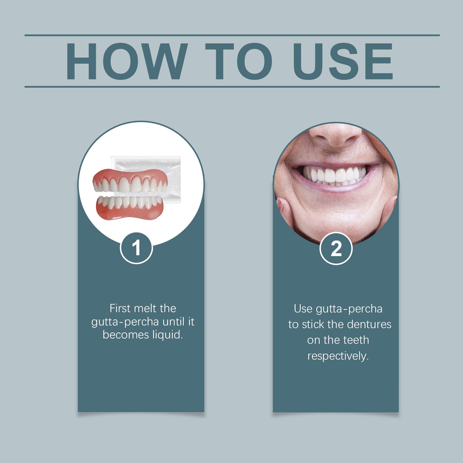 Retouching Teeth Interdental Denture Set Aesthetic Dental Retouching Teeth Interdental Set