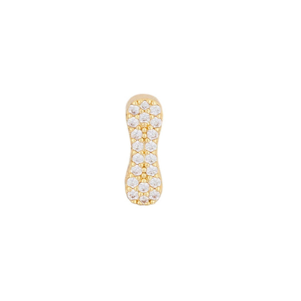 Fashion English 26 letter single pendant gold DIY bracelet necklace accessories