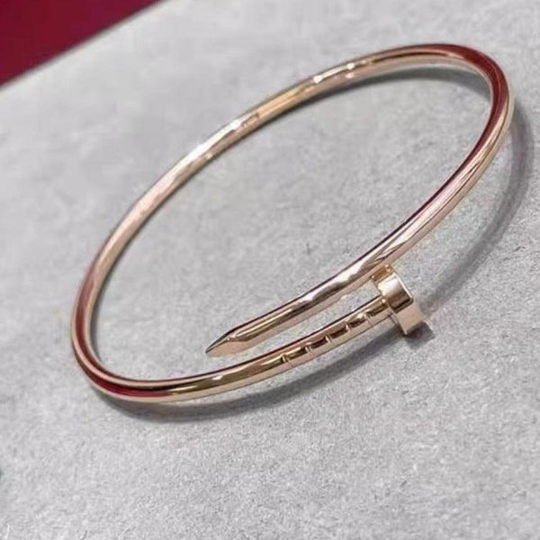 Precision Thick Plating Head and Tail Diamond Fashion Three-Circle Full Diamond Couple Bracelet