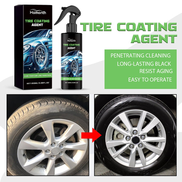 Tire Coating Agent, Automobile Tire Clean Decontamination Anti Aging Renovate Polishing Agent