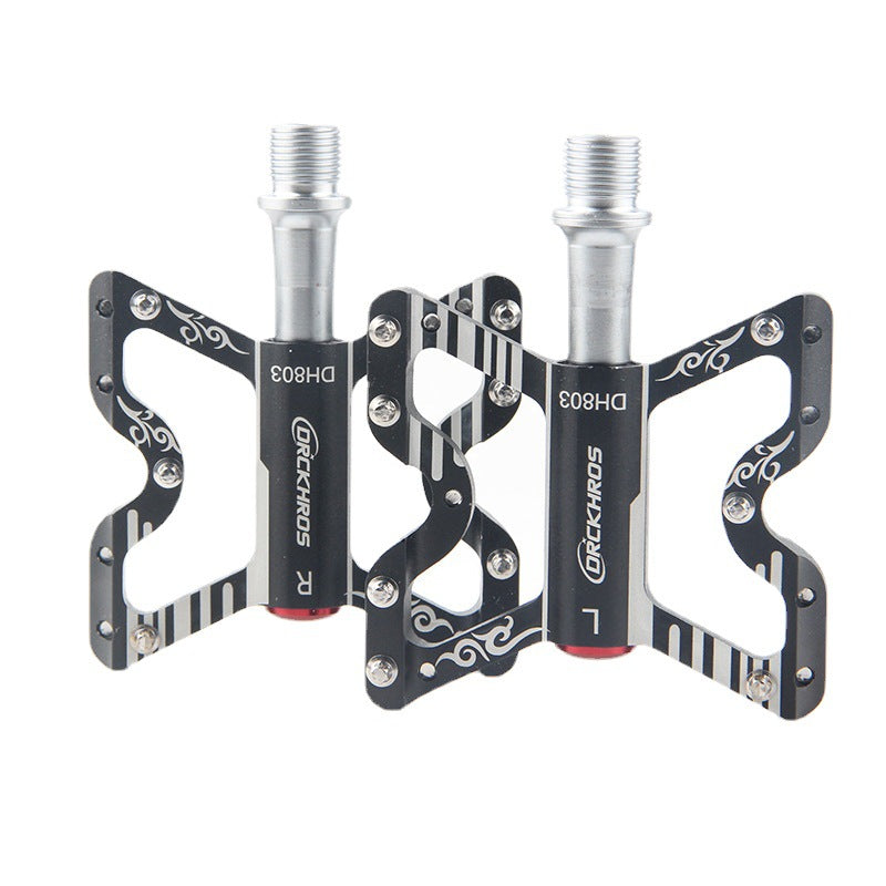 Bicycle Pedal Mountain Bike Road Aluminum Alloy Pedal Three-Bearing Pedal