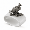 Pheasant Stoneware Napkin Ring