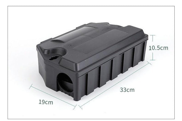 Rat Bait Station Outdoor  Rat Trap Outdoor with Key Eliminates Rats Fast. Keeps Children and Pets Safe Indoor Outdoor (Bait not Included)