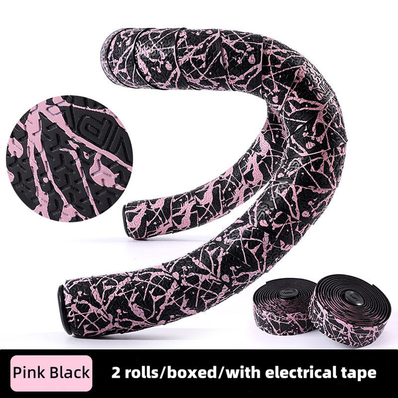 Npy EVA PU Road Bike Handlebar Tape, Anti - Slip & Shock - Absorbing, Sakura Design, with End Plugs