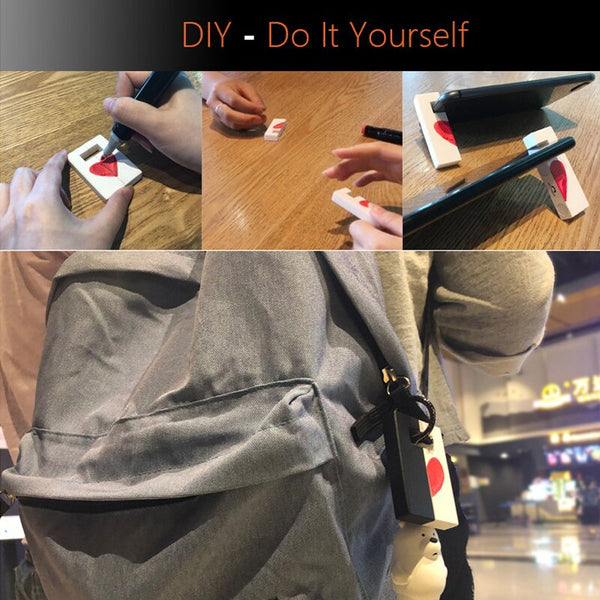 HST-Loop Magnetic Click Desk Mobile Phone Support Magnetic Portable Carry-on Mobile Phone Holder Fashion Minimalist Design