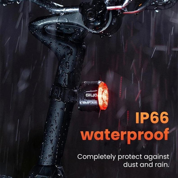 Bicycle Smart Brake Tail Light MTB Road Bike Auto Brake Sensing Light SB Rechargeable IPX6 Waterproof LED Warning Rear Lamp