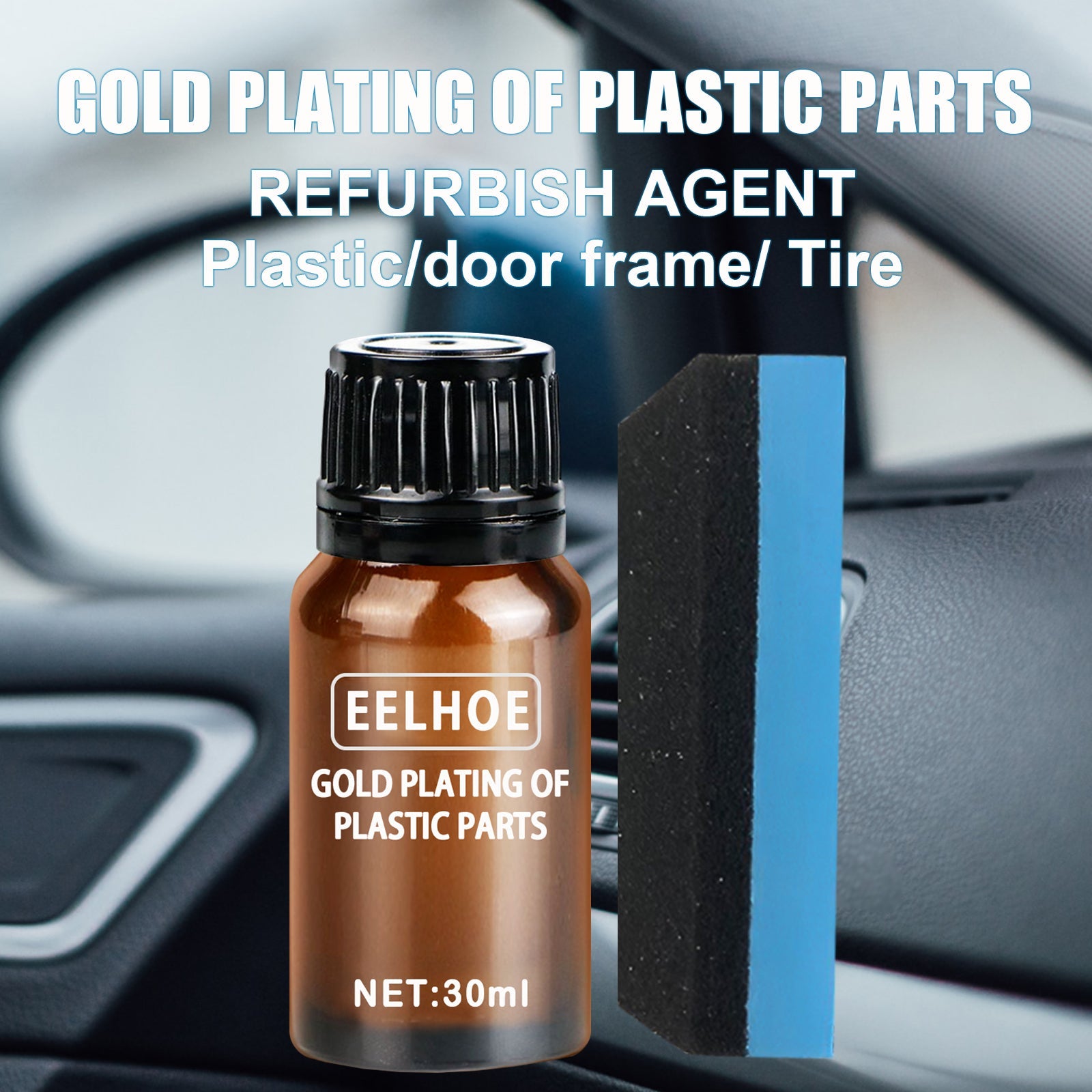 Plastic Parts Refreshing, Automotive Instrument Panel Interior Plastic Retreader Coating Finishing Agent