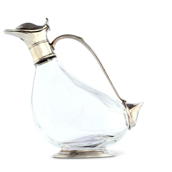 Duck Pewter Wine Decanter