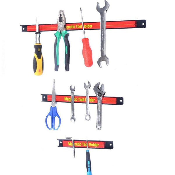 8 12 18 24 Magnetic Tool Holder Bar Organizer Racks for Connecting Strips Tools in the Garage and Workshop