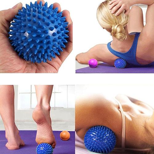 Durable PVC Spiky Massage Ball Trigger Point Sport Fitness Hand Foot Pain Relief
