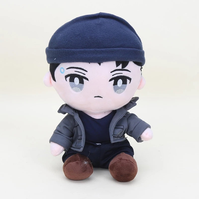 28cm Detroit surrounding Connor sitting doll transformed into human uniform cross dressing cosplay plush doll