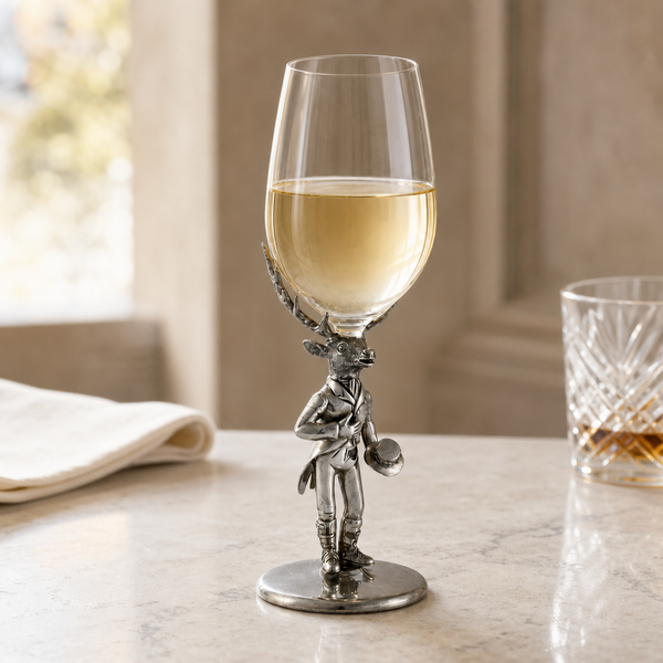 Gentleman Elk Wine Glass