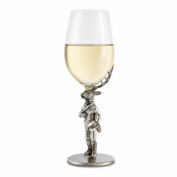 Gentleman Elk Wine Glass