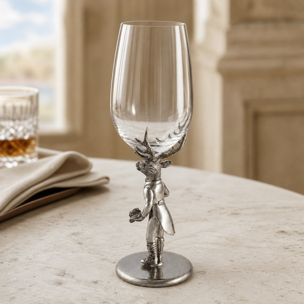 Gentleman Elk Wine Glass