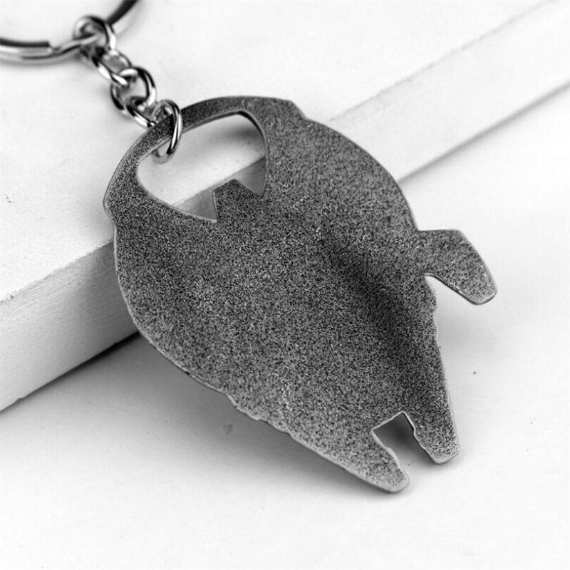 Movie Millennium Falcon Key Chain Cosplay Badge Bottle Opener Fashion Fancy Funny Souvenir Gift Spaceship Key Ring