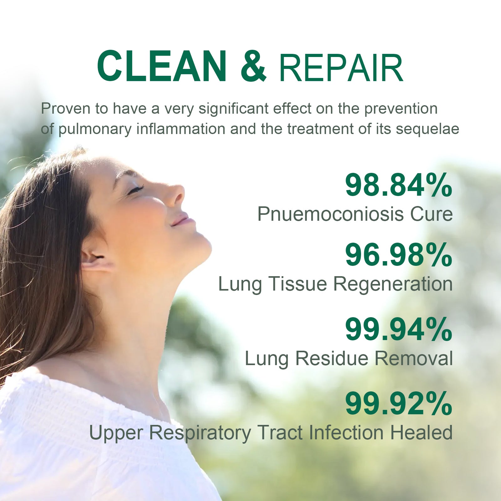 Organic Herbal Lung Cleanse Repair Patch, Relieve Nasal Discomfort Nasal Cleansing Repair Body Care