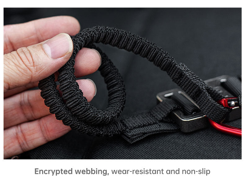 Func. tool rope, equip. tools, phone anti-loss hooks, bag & pant dec. ropes