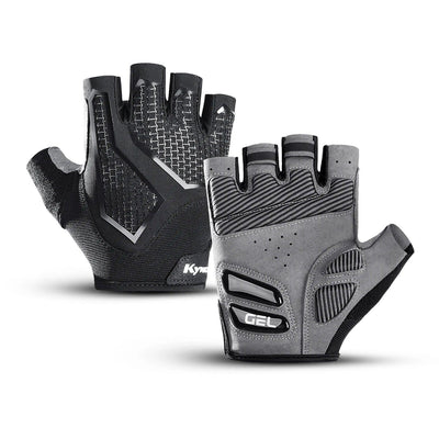 Half finger cycling gloves for men and women liquid silicone shock-absorbing and breathable sports bike fitness gloves
