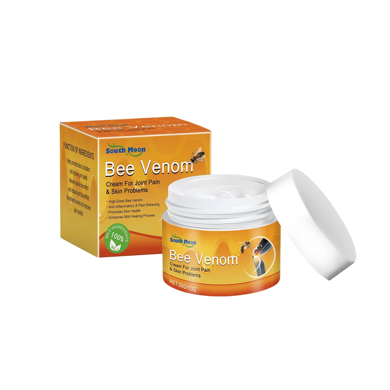 Bee Venom Joint Pain Cream Massage To Relieve Joint Discomfort Knee Lumbar Shoulder And Neck Care Cream