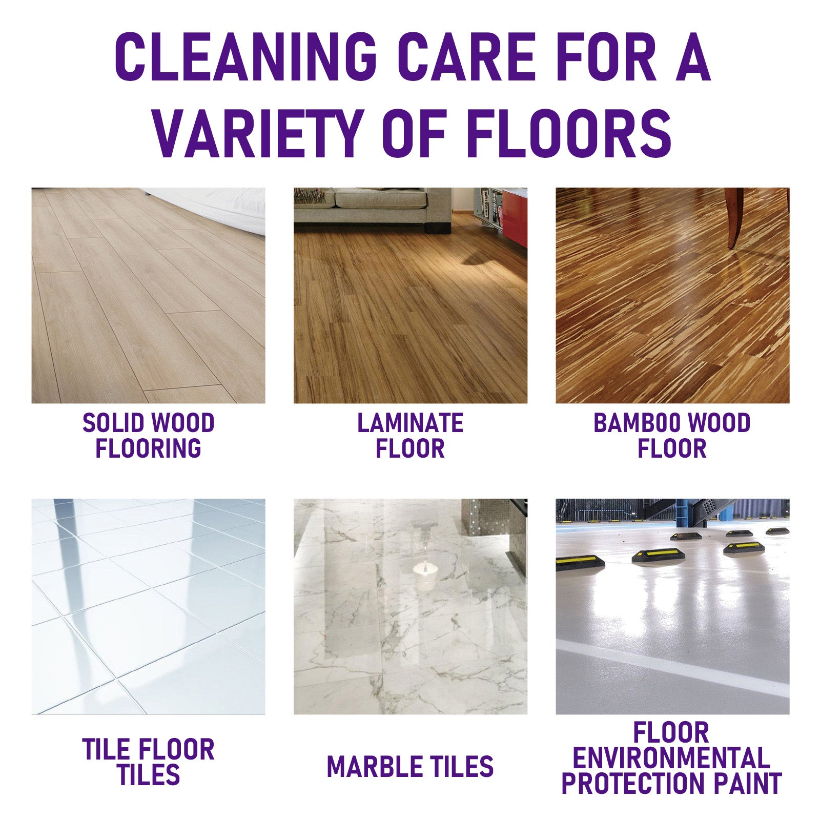 Multi-Purpose Floor Cleaner Household Kitchen Bathroom Floor Soot And Scale Multi-Functional Cleaning
