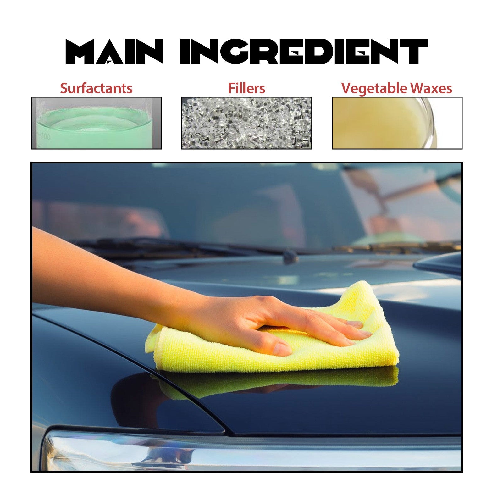 Car Scratch Protectant, Car Paint Scratch Repair Maintenance Clean Stains Refurbish Coating Agent