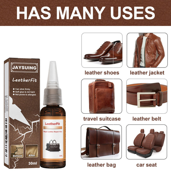 Leatherfit, Leather Reconditioning Agent To Repair The Car Sofa Leather Bag Leather Cracks