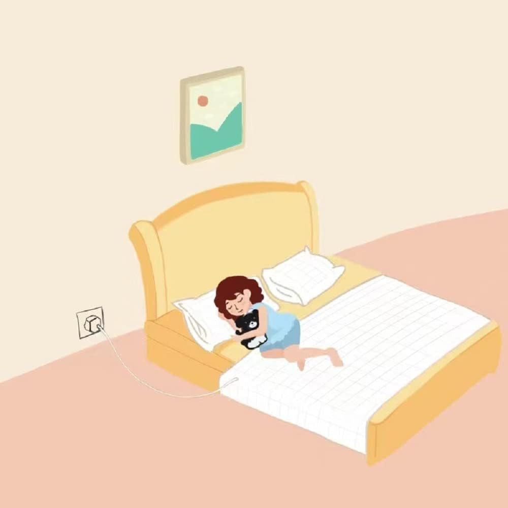 Earthing Ground Pillow Case For Health & EMF Protection Improves Sleep Conductive Silver Fiber Cotton Pillowcase