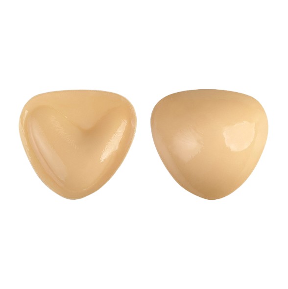 Triangle V-shaped thickened sponge chest patch small chest display large female double-sided self-adhesive chest pad