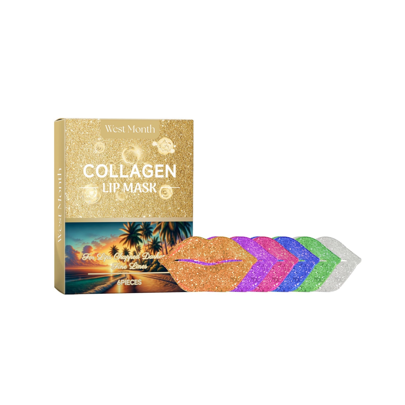 Collagen Lip Mask Repair Dry, Hydrating, Hydrating And Light Lip Line Lip Mask