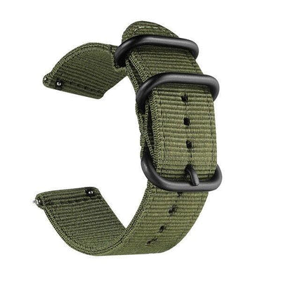 Nylon canvas wrist Strap for Xiaomi huami Amazfit Bip Stratos 2/2S PACE GTR 42/47MM Watch Band for Samsung Gear S3 S2 bracelet