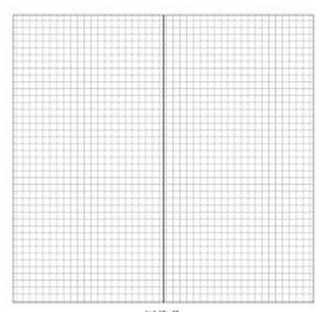 4.3x8.3 Midori Traveler's Notebook Refill 110mmx210mm Blank Dot Grid Paper Graph-paper Ruled 32 sheets