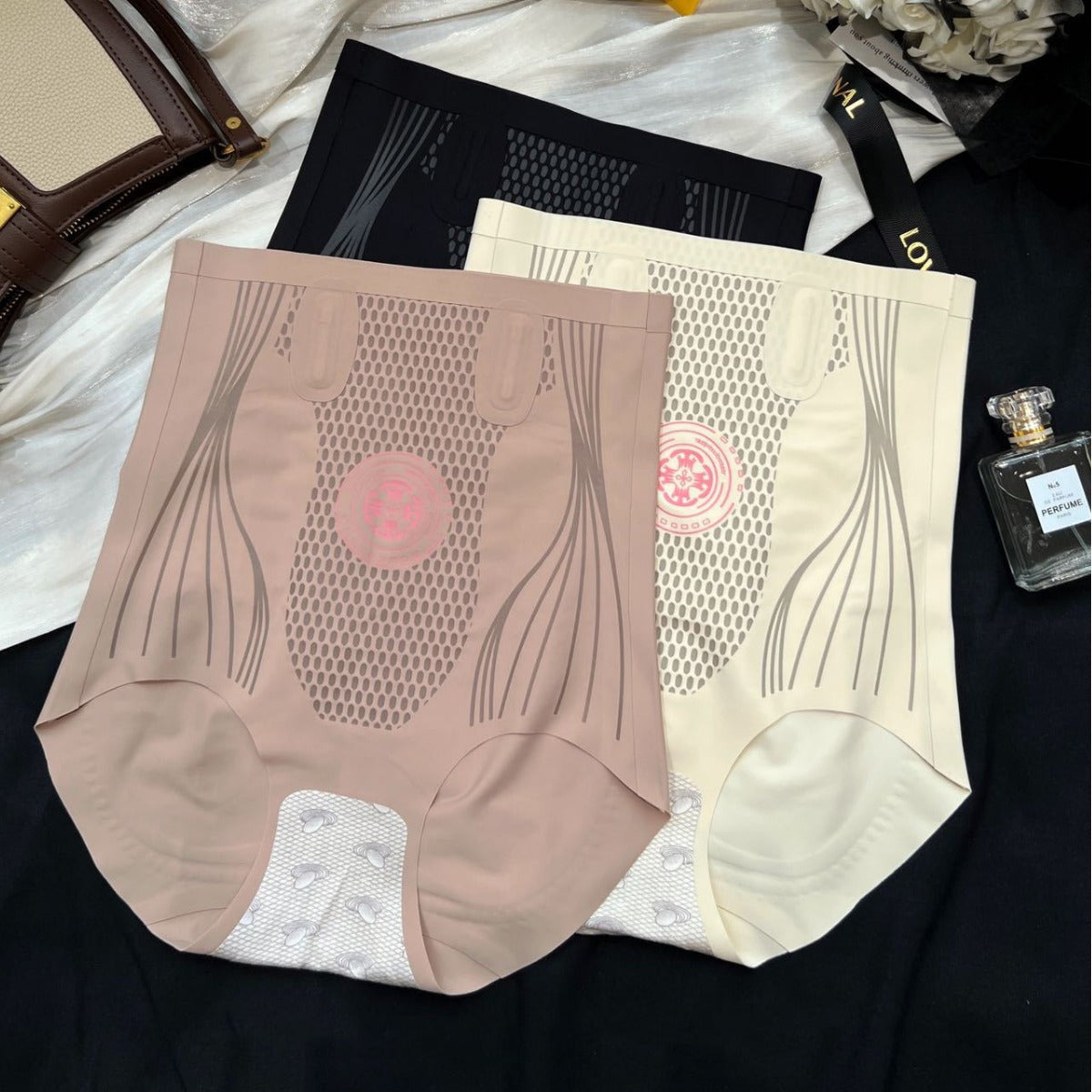 High waisted compression underwear for women no trace small belly shaping pants