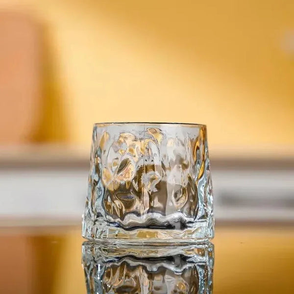 Mountain View Glass Cup Fuji Mountain Tibetan Mountain Cup  Japanese Whiskey Wine Cup Household High Beauty Water Bottle