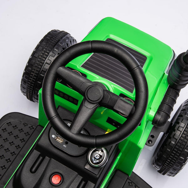 12V children ride the electric tractor 