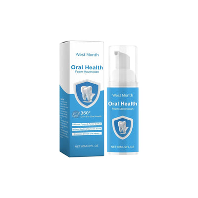 Foaming Mouthwash, Gentle Ingredients Clean Teeth Stains Remove Odors Fresh Mouthwash