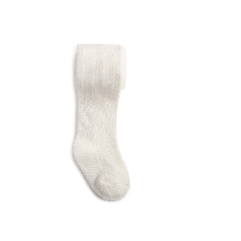 Spring And Summer Baby Girl Leggings Combed Cotton Boneless One-Piece Socks Mesh Outer Wear Cute Thin Children's Pantyhose