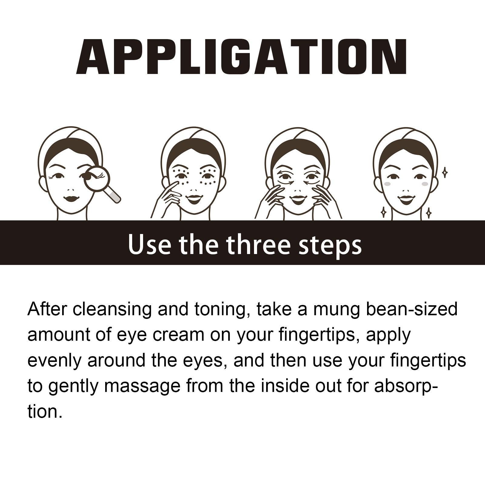 Retinol Eye Cream, Desalination Smoothen Fine Lines Eye Pouch Black Rim Of The Eye Moist Nursing Play Tight Muscle Eye Cream