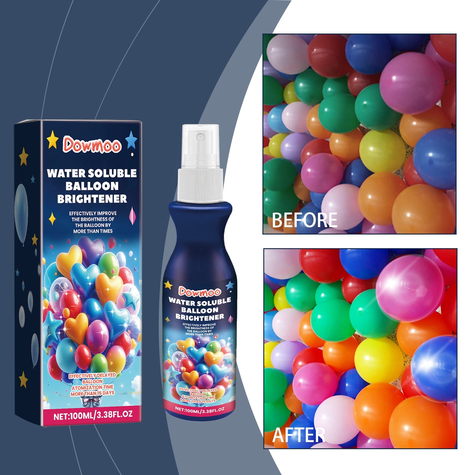 Balloon Highlighter Spray, Balloon Surface Texture Gloss Long-Lasting Anti-Oxidation Appearance Polishing Spray