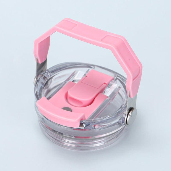 Reusable 30oz Straw Lid - BPA-free, flip cover, dishwasher safe, leak/spill-proof. Stanley tumbler accessory.