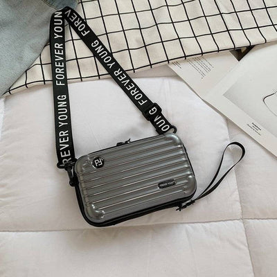 PC hard shell toiletry bag 7-inch shoulder crossbody bag hand storage bag suitcase small bag