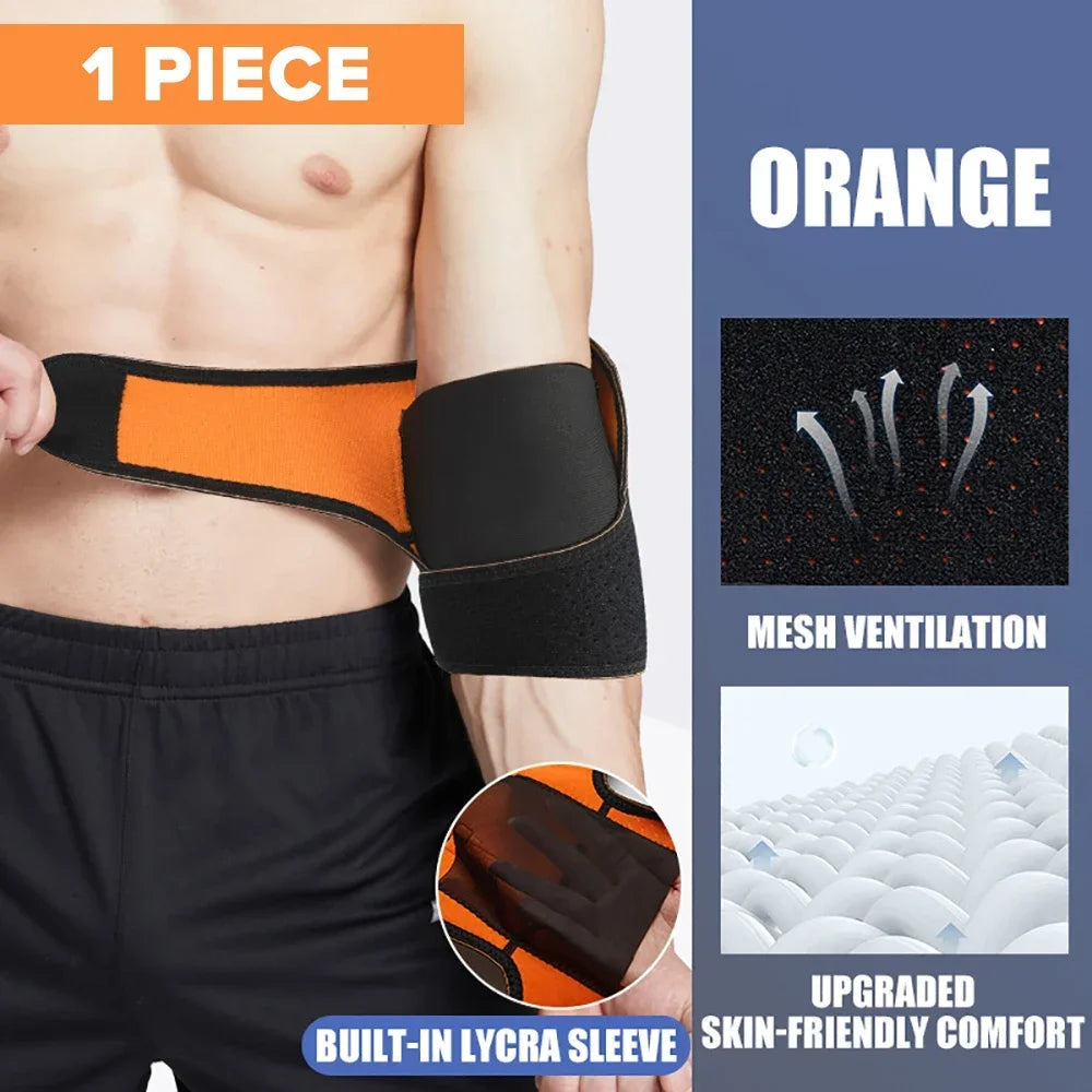 Sports elbow protection men's fitness arm cover arm joint protection warm elbow cover strap protection