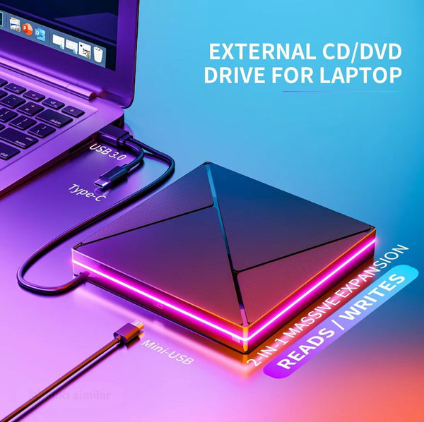 MemoraDrive USB-C DVD Burner V.I.P Digital Presence